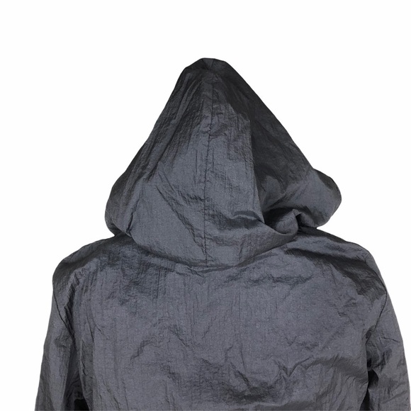 American Apparel black cropped windbreaker jacket medium - Picture 10 of 13